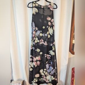 Ted Baker Sew In Love London Sheer Floral Dress Small